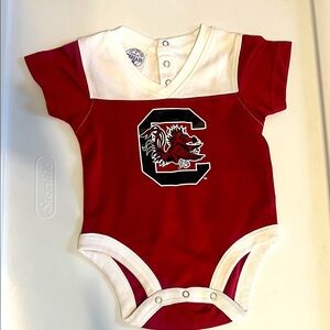 Rivalry Threads Gamecocks Scarlet and White Kids Bodysuit